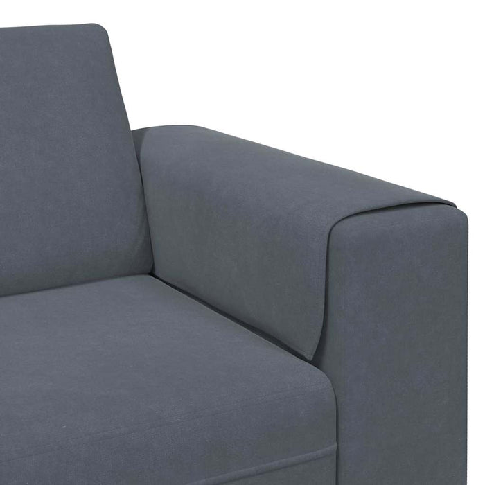 Set de canapea 3 pcs Gri închis Catifea - WALTI WALTI