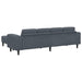 Set de canapea 3 pcs Gri închis Catifea - WALTI WALTI