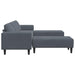Set de canapea 3 pcs Gri închis Catifea - WALTI WALTI