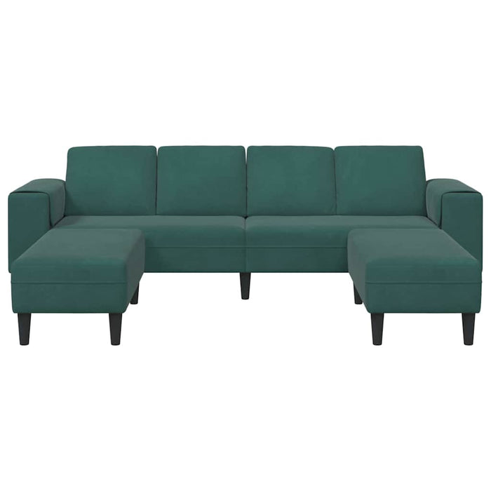 Set de canapea Verde închis Catifea - WALTI WALTI