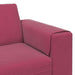 Set de canapea 3 pcs bordo Catifea - WALTI WALTI