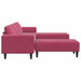 Set de canapea 3 pcs bordo Catifea - WALTI WALTI