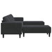 Set de canapea 3 pcs Negru Catifea - WALTI WALTI