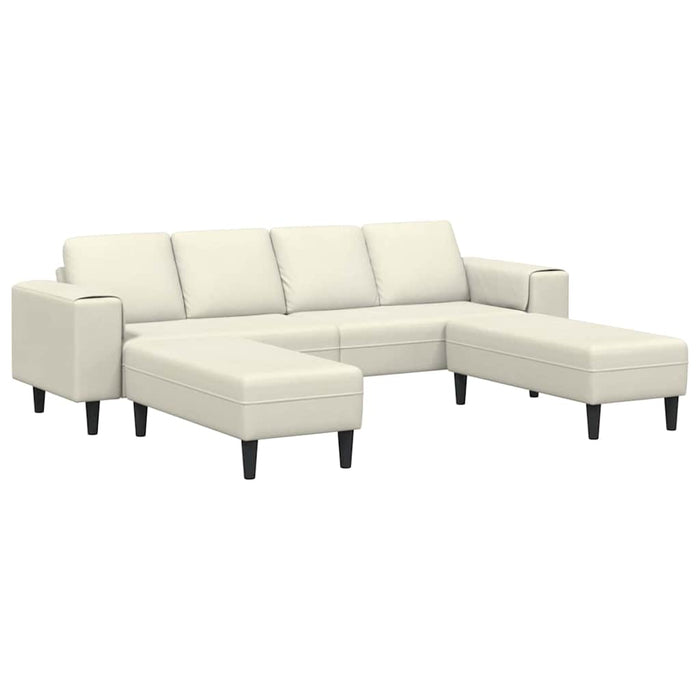Set de canapea 3 pcs Crem Catifea - WALTI WALTI