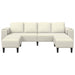 Set de canapea 3 pcs Crem Catifea - WALTI WALTI