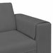 Sofa din material textil cu pernă Gri închis Țesătură de catifea - WALTI WALTI