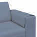 Sofa din material textil cu pernă albastru Țesătură de catifea - WALTI WALTI