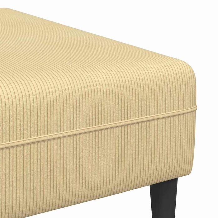 Sofa din material textil cu pernă Gri Verde Țesătură de catifea - WALTI WALTI