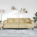 Sofa din material textil cu pernă Gri Verde Țesătură de catifea - WALTI WALTI