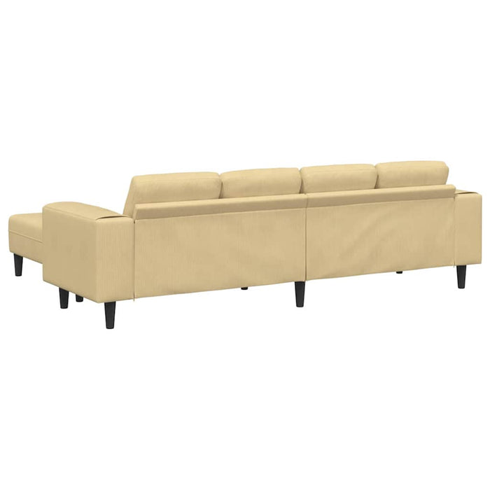 Sofa din material textil cu pernă Gri Verde Țesătură de catifea - WALTI WALTI
