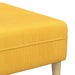 Sofa din material textil Galben Deschis Țesătură de catifea - WALTI WALTI