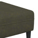 Set de canapea 3 pcs Verde militar Piele ecologică de suede - WALTI WALTI