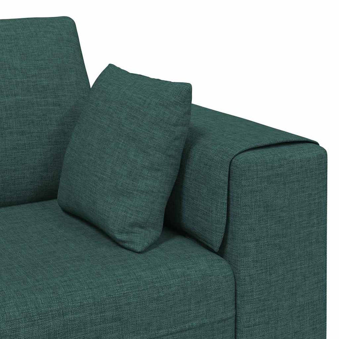 Sofa din material textil cu pernă Verde închis 208 cm țesătură - WALTI WALTI