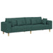 Sofa din material textil cu pernă Verde închis 208 cm țesătură - WALTI WALTI