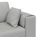 Sofa din material textil cu pernă Gri nori 208 cm țesătură - WALTI WALTI