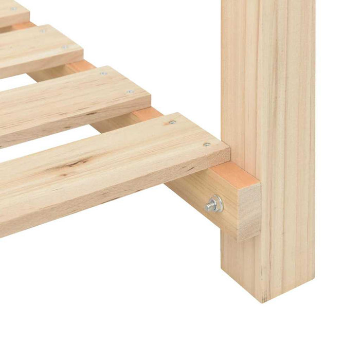 Vază pentru Grădină Bej 71 x 37 x 76,5 cm Lemn de Brad Solid - WALTI WALTI