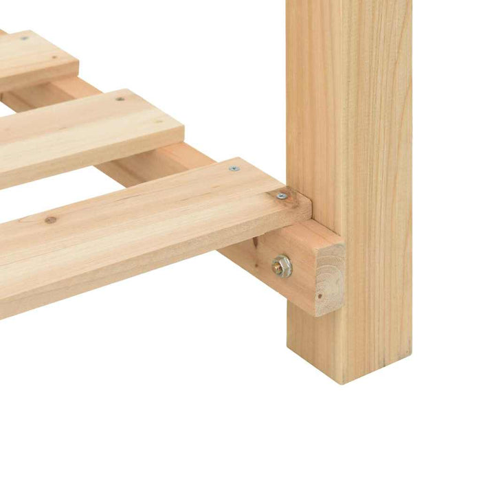 Vază pentru Grădină Bej 115 x 59 x 76,5 cm Lemn de Brad Solid - WALTI WALTI