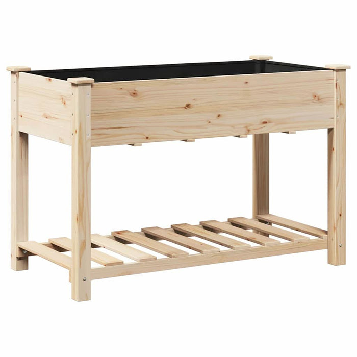 Vază pentru Grădină Bej 115 x 59 x 76,5 cm Lemn de Brad Solid - WALTI WALTI