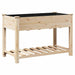 Vază pentru Grădină Bej 115 x 59 x 76,5 cm Lemn de Brad Solid - WALTI WALTI