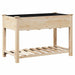 Vază pentru Grădină Bej 115 x 59 x 76,5 cm Lemn de Brad Solid - WALTI WALTI