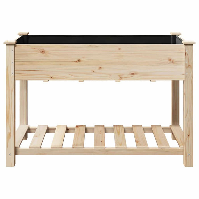 Vază pentru Grădină Bej 115 x 59 x 76,5 cm Lemn de Brad Solid - WALTI WALTI