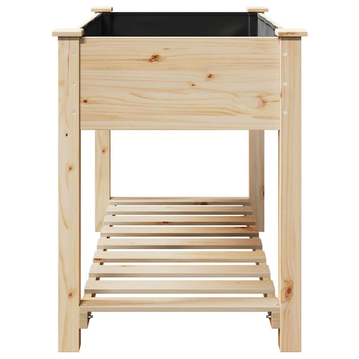 Vază pentru Grădină Bej 115 x 59 x 76,5 cm Lemn de Brad Solid - WALTI WALTI