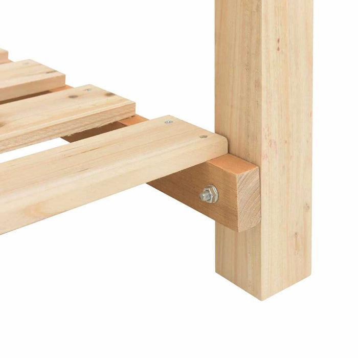 Vază pentru Grădină Bej 203 x 53 x 76,5 cm Lemn de Brad Solid - WALTI WALTI