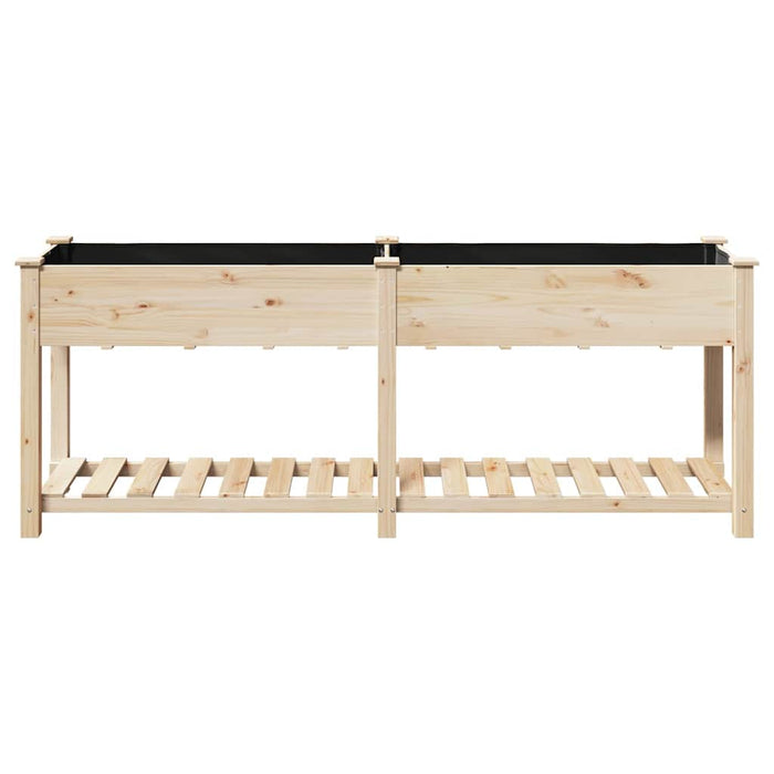Vază pentru Grădină Bej 203 x 53 x 76,5 cm Lemn de Brad Solid - WALTI WALTI