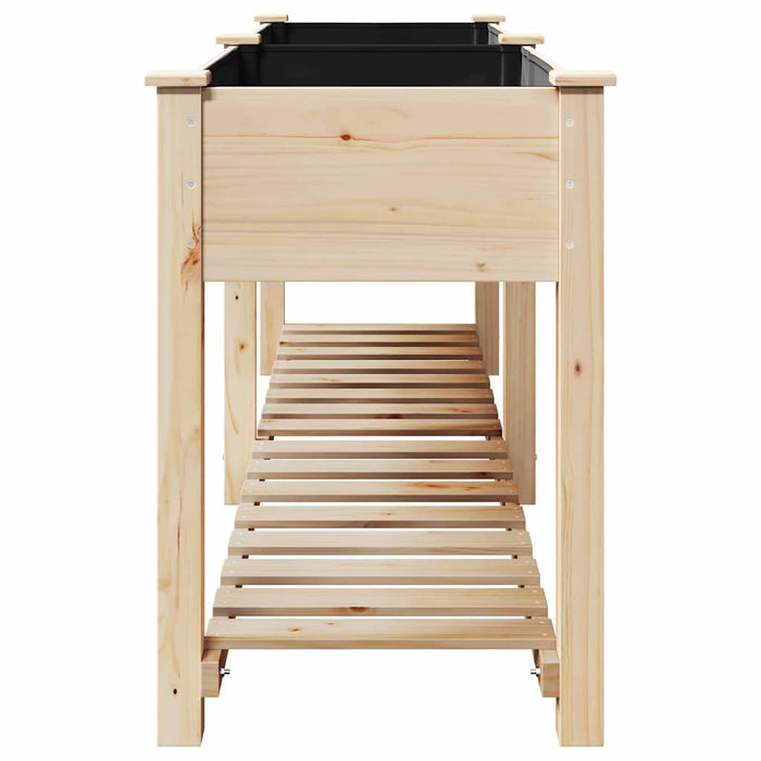 Vază pentru Grădină Bej 203 x 53 x 76,5 cm Lemn de Brad Solid - WALTI WALTI