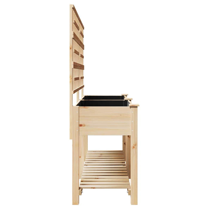 Vază pentru Grădină cu raft Bej 203,5 x 54 x 152,5 cm - WALTI WALTI