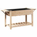 Vază pentru Grădină Bej 155 x 59 x 76,5 cm Lemn de Brad Solid - WALTI WALTI
