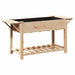 Vază pentru Grădină Bej 155 x 59 x 76,5 cm Lemn de Brad Solid - WALTI WALTI