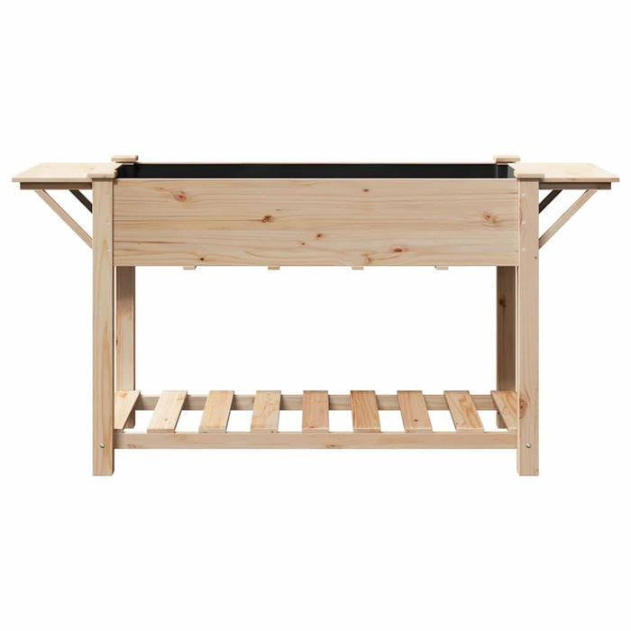 Vază pentru Grădină Bej 155 x 59 x 76,5 cm Lemn de Brad Solid - WALTI WALTI