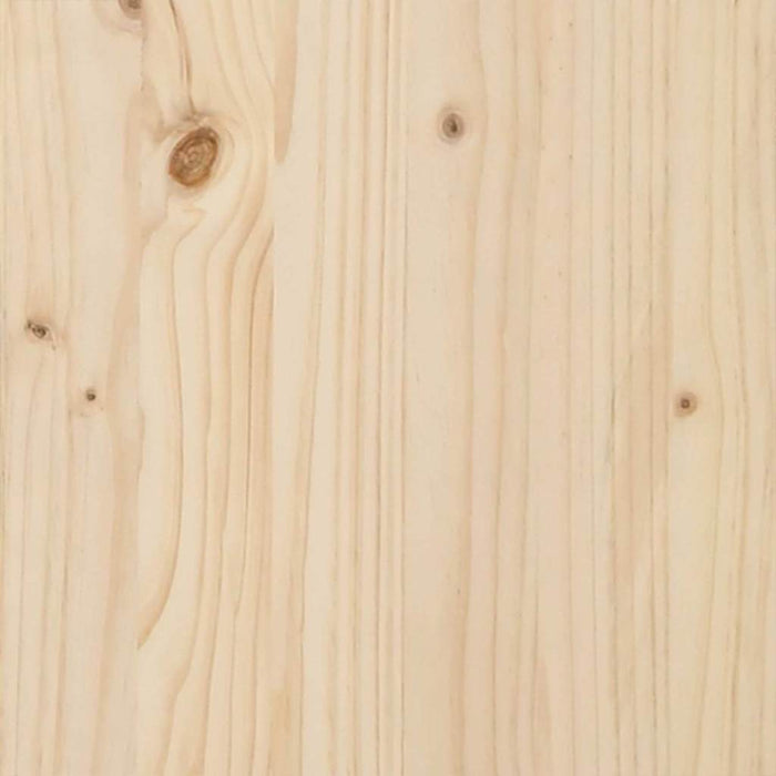 Vază pentru Grădină Bej 60,5 x 60 x 76,5 cm Lemn de Brad Solid - WALTI WALTI