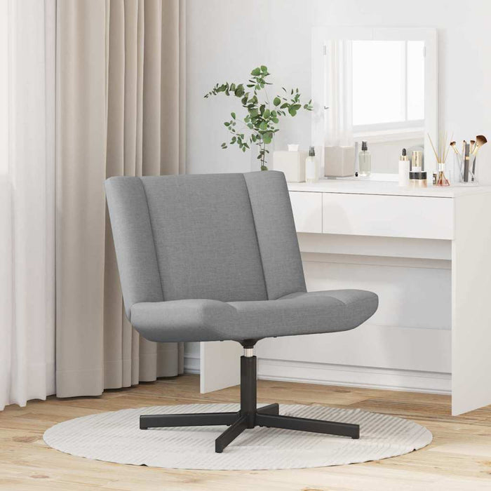 Scaun pivotant Gri deschis 63 x 75 x 76 cm țesătură - WALTI WALTI