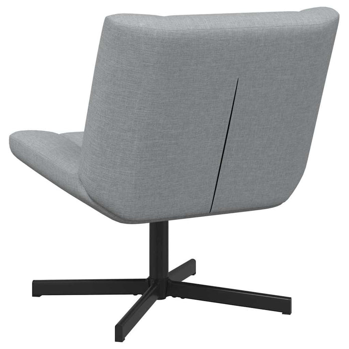 Scaun pivotant Gri deschis 63 x 75 x 76 cm țesătură - WALTI WALTI