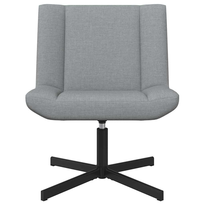 Scaun pivotant Gri deschis 63 x 75 x 76 cm țesătură - WALTI WALTI