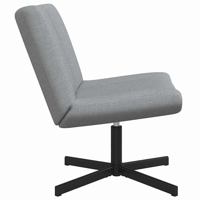 Scaun pivotant Gri deschis 63 x 75 x 76 cm țesătură - WALTI WALTI