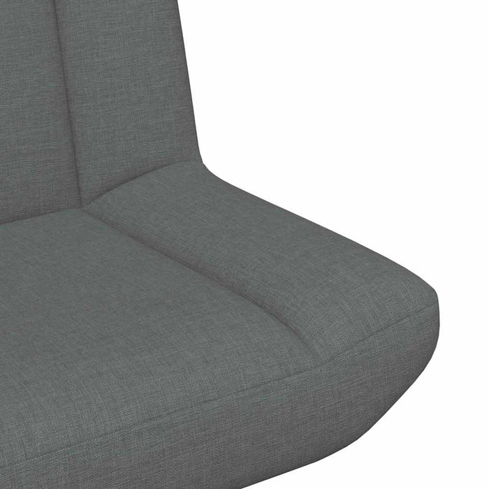 Scaun pivotant Gri închis 63 x 75 x 76 cm țesătură - WALTI WALTI