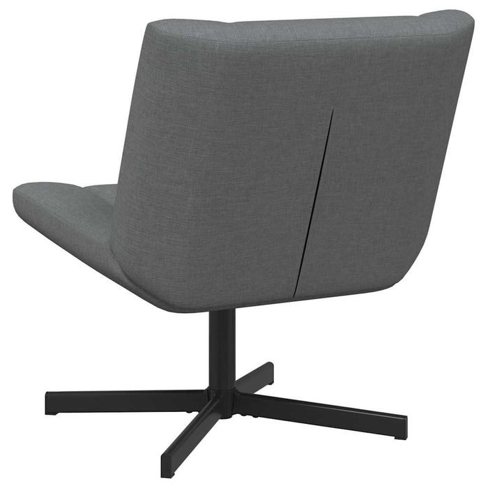 Scaun pivotant Gri închis 63 x 75 x 76 cm țesătură - WALTI WALTI