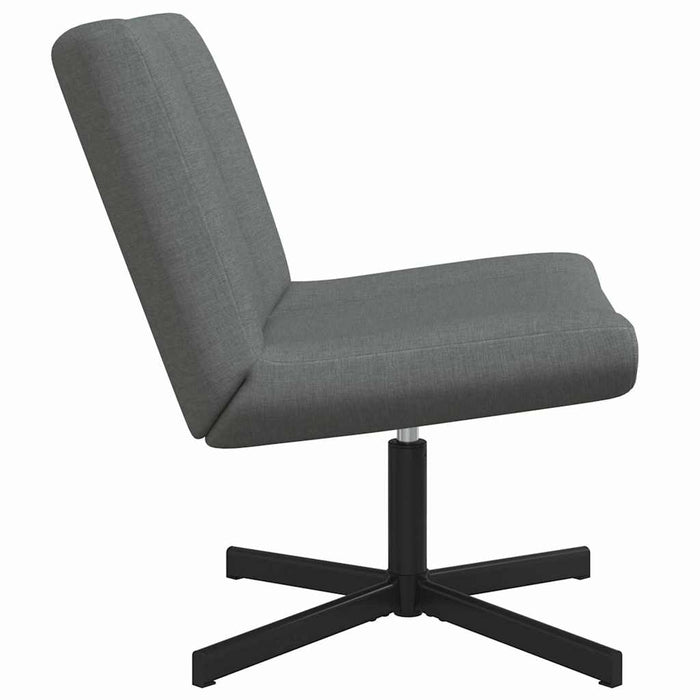 Scaun pivotant Gri închis 63 x 75 x 76 cm țesătură - WALTI WALTI