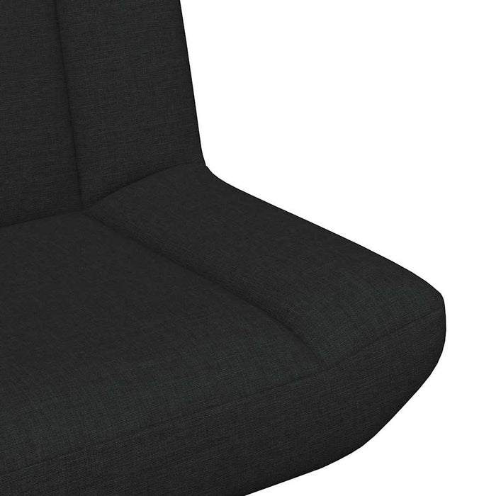 Scaun pivotant Negru 63 x 75 x 76 cm țesătură - WALTI WALTI