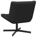 Scaun pivotant Negru 63 x 75 x 76 cm țesătură - WALTI WALTI
