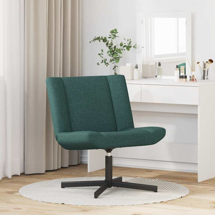 Scaun pivotant Verde închis 63 x 75 x 76 cm țesătură - WALTI WALTI