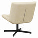 Scaun pivotant Crem 63 x 75 x 76 cm țesătură - WALTI WALTI
