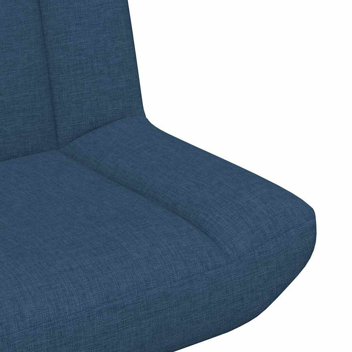 Scaun pivotant albastru 63 x 75 x 76 cm țesătură - WALTI WALTI