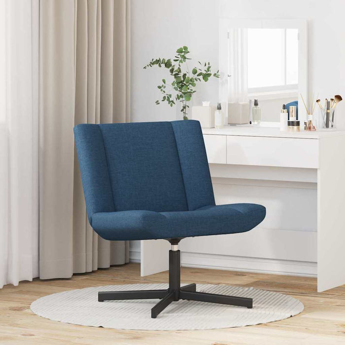 Scaun pivotant albastru 63 x 75 x 76 cm țesătură - WALTI WALTI