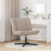 Scaun accent Gri deschis Material din poliester Standard Pivotant - WALTI WALTI