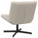 Scaun accent Gri deschis Material din poliester Standard Pivotant - WALTI WALTI
