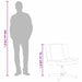 Scaun accent Gri deschis Material din poliester Standard Pivotant - WALTI WALTI